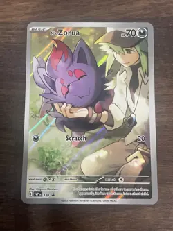 N's Zorua 189 Holo Promo Scarlet & Violet Promo Pokemon - Image 1