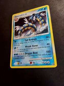 2008 Pokemon TCG Stormfront Gyarados Lv52 Holo Rare 19/100 Moderately Played - Image 3