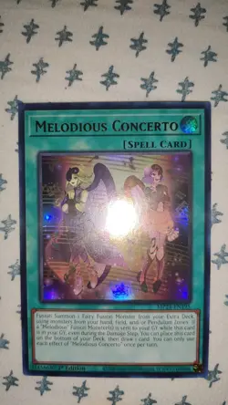 Yu-Gi-Oh! TCG Melodious Concerto 1st Edition Ultra Rare MP25-EN195 NM Card Holo - Image 1