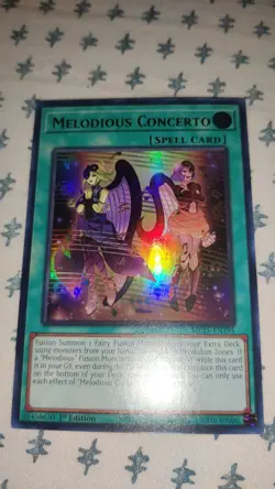 Yu-Gi-Oh! TCG Melodious Concerto 1st Edition Ultra Rare MP25-EN195 NM Card Holo - Image 2