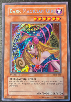 Yu-Gi-Oh! MFC-000 Dark Magician Girl 1st 1. AUFLAGE SECRET RARE - Image 1