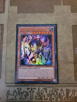 YUGIOH TOON BLACK LUSTER SOLDIER TOCH-EN001 ULTRA UNLIMITED ED NM - Image 1