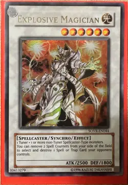 Yugioh Explosive Magician SOVR-EN044 - Image 1