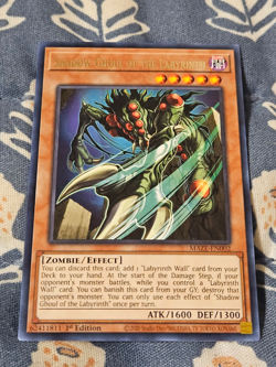 Shadow Ghoul of the Labyrinth - RARE - MAZE-EN002 - Yugioh - Image 2