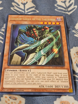 Shadow Ghoul of the Labyrinth - RARE - MAZE-EN002 - Yugioh - Image 3
