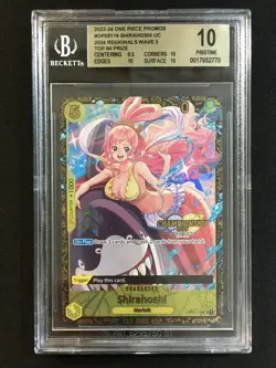 Shirahoshi One Piece 2024 Championship Prize Promo English #116 BGS 10 - Image 1