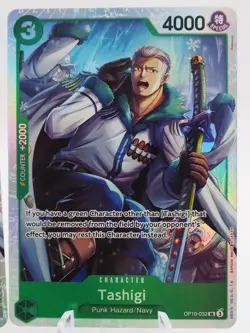 2x Tashigi OP10-032 Super Rare Royal Blood One Piece NM - Image 3