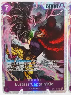 2x Eustass"Captain"Kid (013) ST10-013 Ultra Deck: The Three Captains One Piece - Image 2