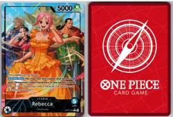 Rebecca Alternate Art OP15-039 Leader Adventure on Kami's Island One Piece NM - Image 3