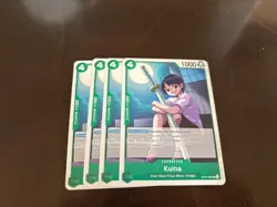 OP12-026 Playset 4 x Kuina UC English NM One Piece TCG Card Game - Image 1