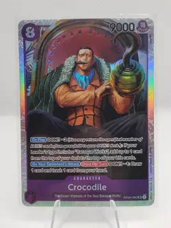 One Piece Card Game Crocodile OP04-060 SR Kingdoms of Intrigue English - Image 1