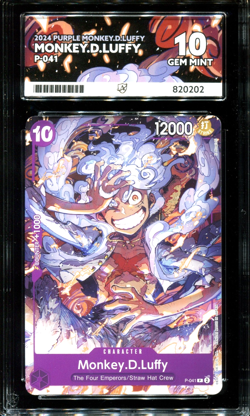 ACE 10 Monkey D. Luffy P-41 One Piece Starter Deck ST18 Purple ENGLISH - Image 1