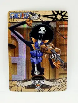 One Piece CCG Brook Special Doujin Kawaii Holo Art Card - Image 1