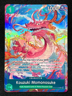 CARD ONE PIECE TCG - Kouzuki Momonosuke Alternate Art OP10-028 NEAR MINT English - Image 1