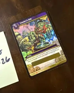 World of Warcraft WoW TCG Landro's Gift Loot Card UNSCRATCHED - SPECTRAL TIGERU - Image 1