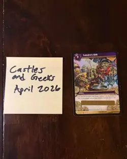 World of Warcraft WoW TCG Landro's Gift Loot Card UNSCRATCHED - SPECTRAL TIGERU - Image 2