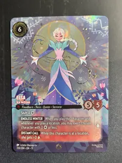 Disney Lorcana Winterspell Elsa Ice Artisan Enchanted 233/204 - Image 1