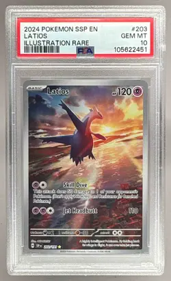 2024 Pokemon Surging Sparks 203 Latios PSA 10 105622451 - Image 1