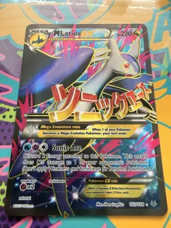 Pokemon M Latios EX 102/108 Full Art Roaring Skies Holo NM Ultra Rare - Image 2