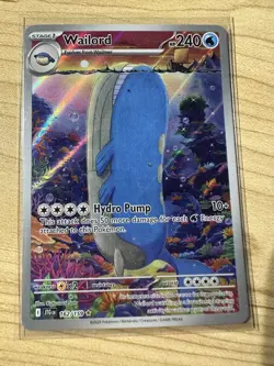Wailord 162/159 Illustration Rare Journey Together Pokemon NM/M - Image 1