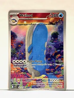Wailord 162/159 Illustration Rare Journey Together Pokemon Card TCG NM - Image 1