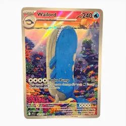 Wailord - Pokemon Journey Together - Illustration Rare - NM 162/159 - Image 2
