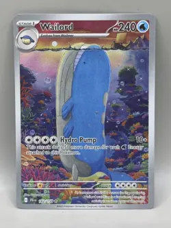 Pokemon Wailord 162/159 Illustration Rare Journey Together - NM - Image 1