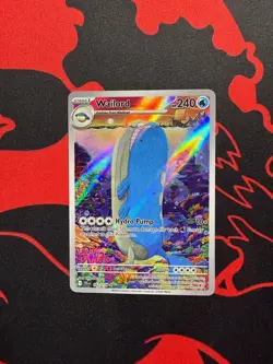 Pokemon TCG Wailord 162/159 Illustration Rare Journey Together NM/M - Image 1