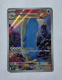 Pokemon TCG Wailord 162/159 Illustration Rare SV09 Journey Together Holo NM - Image 1