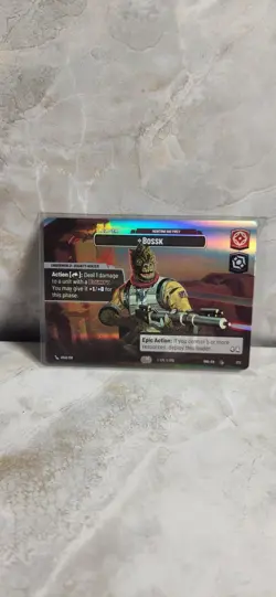 Bossk Hunting His Prey Holographic Card SWU SHD Leader Showcase Edition - Image 2