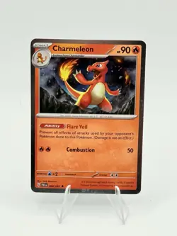 Charmeleon - Cosmos Holo - Paldean Fates 008/191 Promo Pokemon Card - Image 1