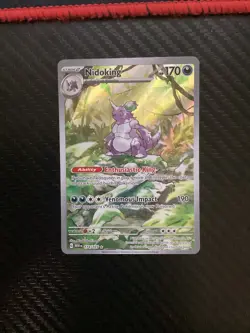Pokemon Nidoking SV151 Illustration Rare Card 174/165 Near Mint Condition - Image 1