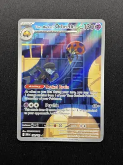 Team Rockets Orbeetle 198/182 Destined Rivals - Illustration Rare Card - NM/M - Image 1