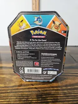 SEALED Pokemon Trading Card Game: Evolutions Tin - Vaporeon 820650809057 - Image 2