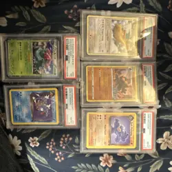 Pokemon TCG PSA lot Standard 5 graded cards - Image 1