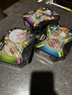 Pokemon TCG Shining Fates Tin Set of 3 with Promo Cards 820650809507 - Image 2