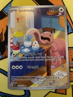 Lickitung 180/162 Pokemon TCG SV05: Temporal Forces Holo Card NM/M Condition - Image 2