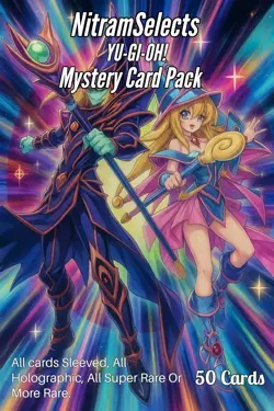 Yu-Gi-Oh! Mystery Card Pack | 50 Cards | All Holo | Super Rare & UP | Sleeved!!! - Image 2