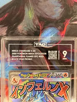 Mega Charizard X EX 023 Me: Mega Evolution Promo Holo Pokemon TCG Card - Image 3