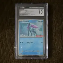 Pokemon Suicune CGC Gem Mint 10 Phantasmai Flames GameStop Exclusive Card - Image 1