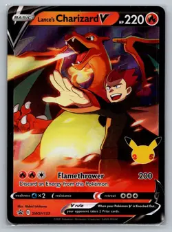 Lance's Charizard V - SWSH: Sword & Shield Promo Cards SWSH133 2019 NM - Image 1