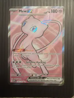 Pokemon Mew ex 193/165 Ultra Rare Holo Scarlet & Violet 151 Card 193/165 - Image 1