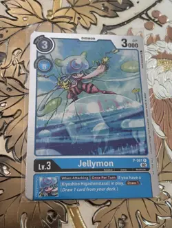 Digimon Card Game Jellymon Foil P-061 Promo - Image 1