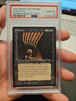 Magic MTG Oubliette Arabian Nights (Light Version) PSA 10 - Image 1