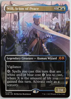Will, Scion of Peace (Borderless) M Wilds of Eldraine 302 NM - Image 1