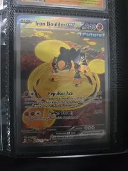 Iron Boulder ex SIR SV Temporal Forces 207/162 Pokemon Card NM/M - Image 1