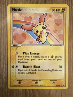 Pokemon TCG Plusle EX Hidden Legends 69/101 Regular Common VLP - Image 1