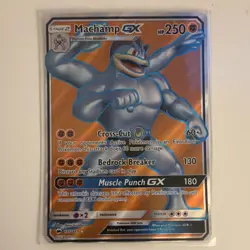 Pokemon Machamp GX (Full Art) 135/147 Sm-Burning Shadows Ultra Rare Holo 250 HP… - Image 1