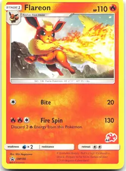 Flareon - (Let's Play, Eevee!) SM186 Promo Sun & Moon Promo Pokemon Near Mint - Image 1