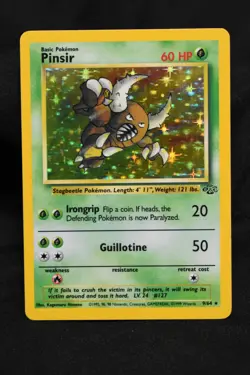 Pinsir 9/64 LP Jungle Holo Rare Unlimited Pokemon TCG - Image 1